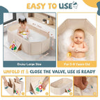 Orzbow Collapsible Baby Bathtub, Toddler Bathtub - Image 3