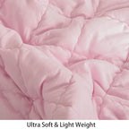 NTBAY Down Alternative Oversized Toddler Comforter, Super Soft and Warm Solid - Image 3