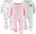 The Peanutshell Baby Sleepers for Girls Set of 3 by ThePeanutshell