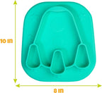 Vehicle Silicone Compartment Plates- 3 PK Car, Rocket- Large Divided Sections - Image 4