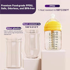 PPSU Nursing Baby Bottle, Newborn Bottles - Image 3