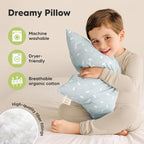 KeaBabies 2-Pack Toddler Pillow 13x18 - Image 4