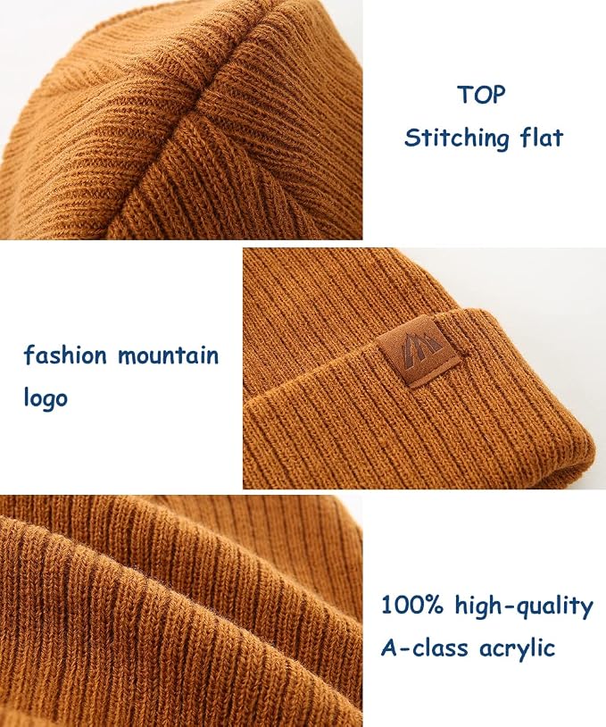 LMLALML Beanie for Toddler Boys Elegant Baby Beanie Knit Winter Hat for Kids - Image 4