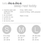 baby deedee Sleep Nest Teddy Baby Sleeping Bag - Image 8