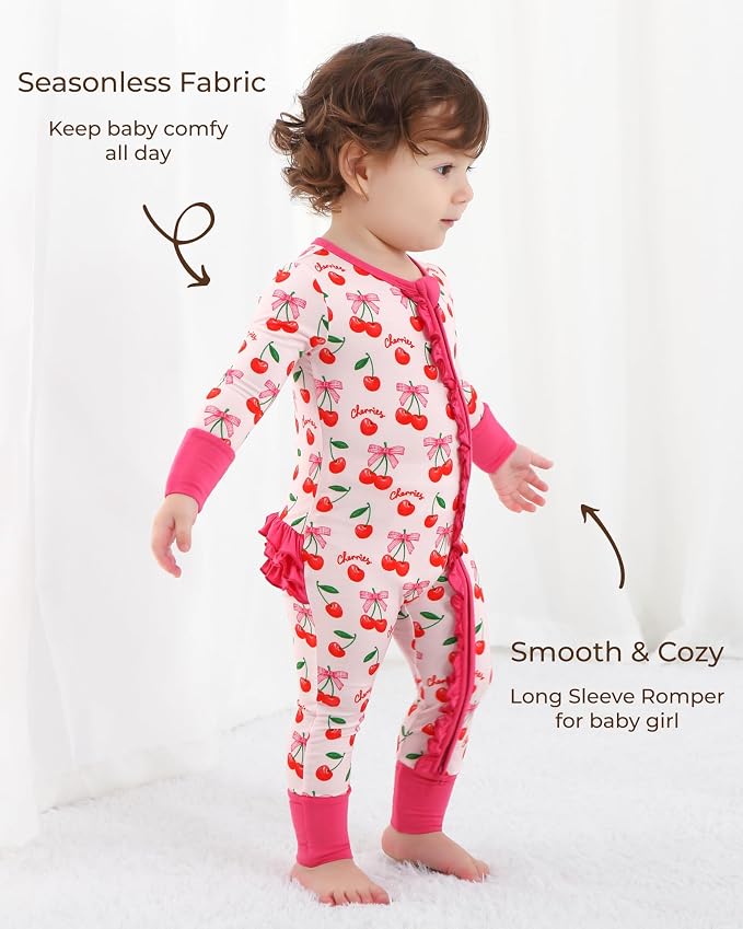 Baby Girl Romper Viscose from Bamboo Jumpsuit - Image 4