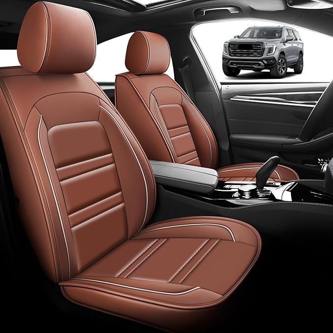 Seat Cover for gmc Yukon 2000-2025 | Car Seat Covers Front Seats, Waterproof - Image 2