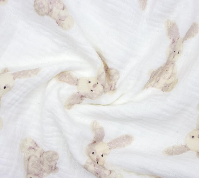Baby Blanket Double Layer Cotton 40 x 40 Soft Receiving Blanket - Image 2
