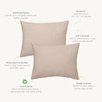 Makemake Organics Organic Toddler Pillowcase GOTS Certified Organic Cotton - Image 3