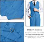 Boys Suit for Kids Teens Formal 5 Piece Tuxedo Suit Set - Image 4