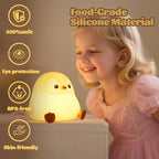 Penguin Nursery Night Light, LED Squishy Silicone Lamp, 2 Levels Dimmable - Image 5