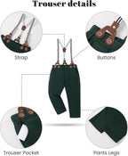 nilikastta Toddler Boy Outfit Boy Suit Boy Dress Shirt - Image 5