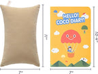 FLXXIE 2 Pack Microfiber Mini Pillows, 11x7 Inches, Washable Travel Nap Pillows - Image 3