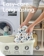 Bassinet Sheets for Baby Boy Girl, TotBasic Buttery Soft Universal Bassinet - Image 8