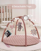 Blissful Diary Baby Play Gym Mat, Tummy Time Activity Mat - Image 4