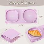 Silicone Foldable Novelty Dinner Plates, Suction Plates - Image 3