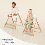 Ergobaby Evolve Baby Essentials Portable High Chair, Dark Wood - Image 8