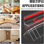 4 PCS Wall Corner Protectors, Self-Adhesive Plastic Baby Corner Protectors & - Image 7