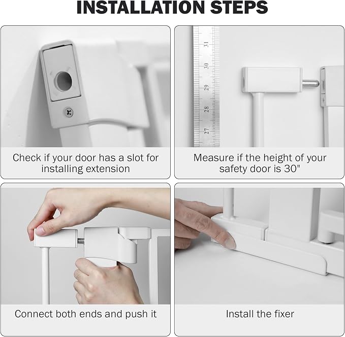 Mumeasy Baby Gate Extentions White - Image 5
