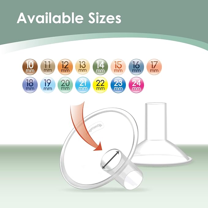 Maymom MyFit Crater Series 17mm Two-Piece Design Small Breastshield Compatible - Image 9