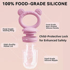 4 Pack Stylish Anti-Drop Fruit Pacifier Feeder, Breastmilk Popsicle Molds - Image 2