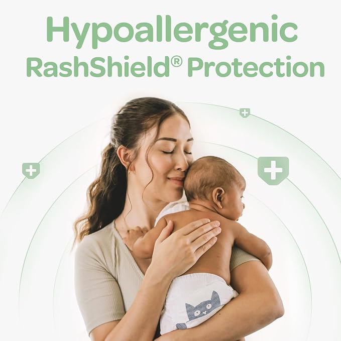 Parasol Clear+Dry Disposable Diapers and Clear+Pure Wipes Kit, RashShield - Image 8