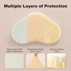 Reidio 1pc Toddler Silicone Pillow Breathable Toddler Pillow - Image 5