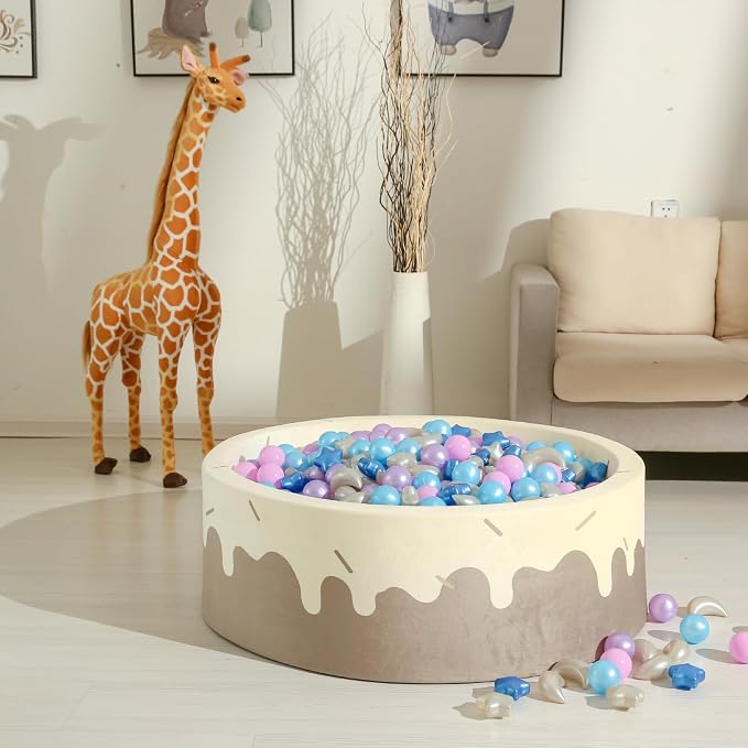 GOGOSO Ball Pit Balls Stars Moon Shapes Plastic Pitballs - Image 6