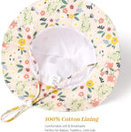 Baby Girl Sun Hat Summer Foldable Beach Hats - Image 3