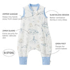 Duomiaomiao 2 Pack 0.5 TOG Toddler Sleep Sack 36-48 Months 100% Cotton - Image 2