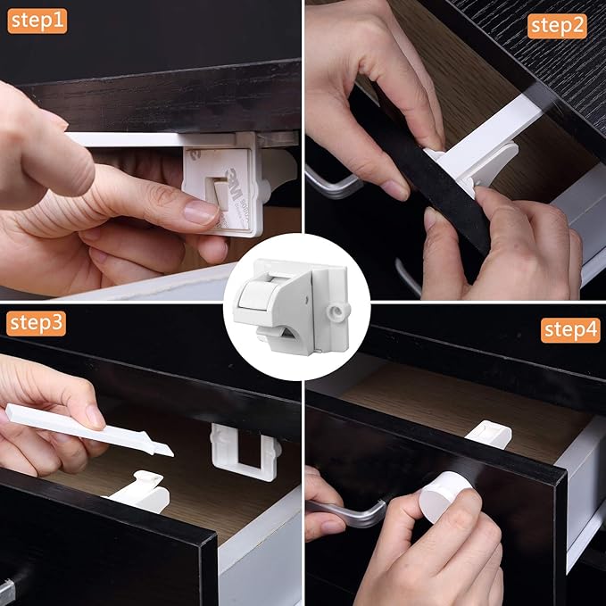Vmaisi Magnet Cabinet Locks for Babies - Image 4