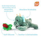 RaZbaby Penguin RaZbuddy w/RaZberry Teething Relief Pacifier – Soothes Sore - Image 3