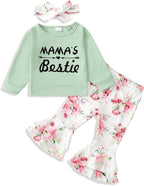 NZRVAWS Toddler Baby Girl Clothes Infant Sweatshirt Pants Outfit Fall Winter by NZRVAWS