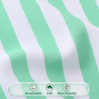 Happy Town Toddler Swimsuit Girl Solid Color Stripe One-Piece Baby Bathing Suits - Image 5