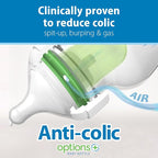 Dr. Brown's Natural Flow Anti-Colic Options+ Wide-Neck Baby Bottles 5 oz/150 mL - Image 4