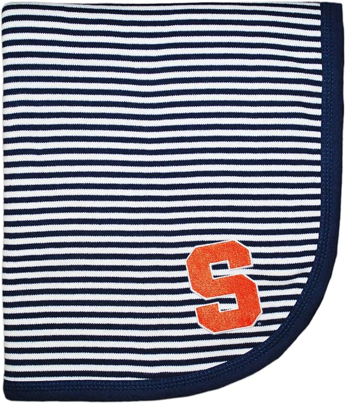 Creative Knitwear Syracuse University Striped Baby and Toddler Blanket by CollegeBaby