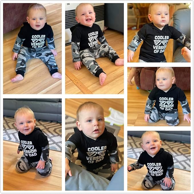 Aalizzwell Toddler Infant Baby Boys Hoodie Sweatshirt Pants Outfits Spring - Image 2