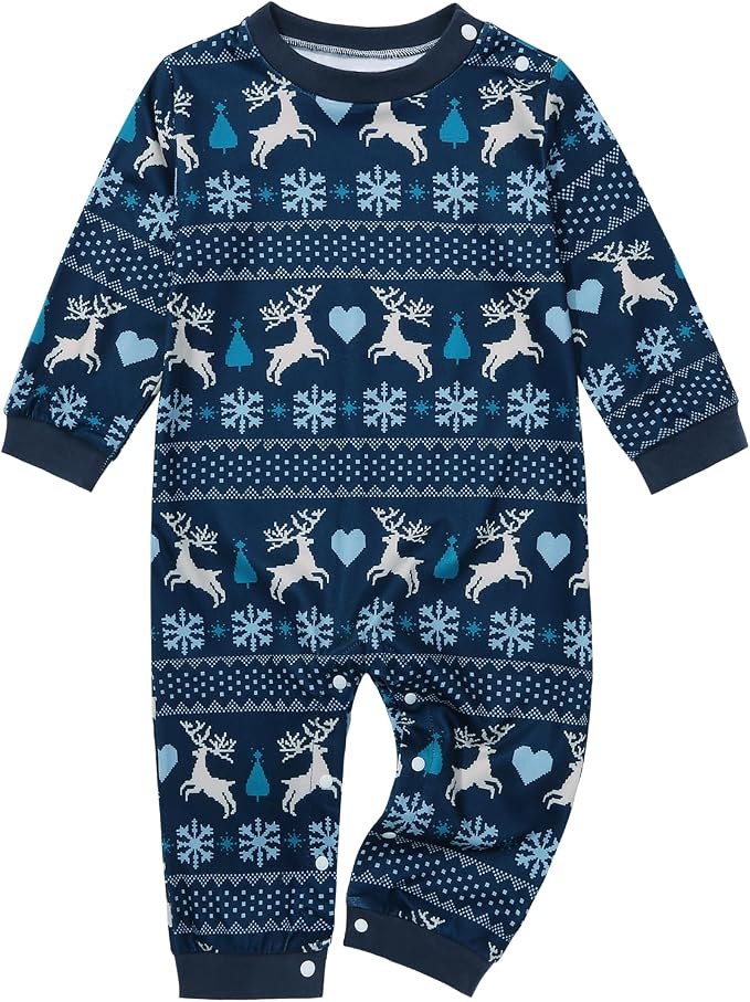 Weixinbuy Family Pajamas Set Christmas Pjs Matching Clothes Pajamas - Image 5