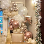 90pack Rose Gold Balloons Different Size 18/12/10/5 Inch Rose Gold Balloon - Image 5