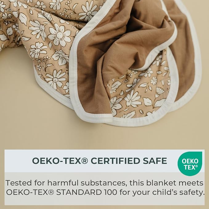 Pobibaby Premium Baby Blanket, Soft Stretchy Quilt - Image 5