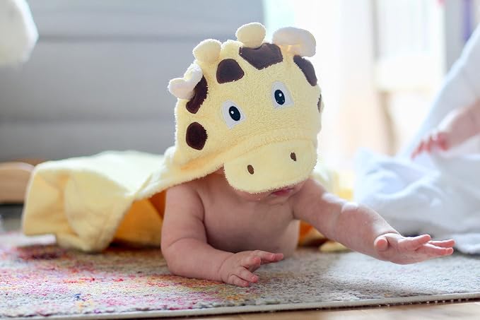 Hooded Baby Towel for Kids 2-8 | Large 100% Cotton Baby Towel for Girls or Boys - Image 2