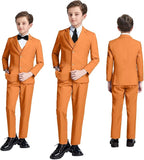 JPF Boy's Formal Suit Set Slim Fit Kids Tuxedo Suits - Image 6