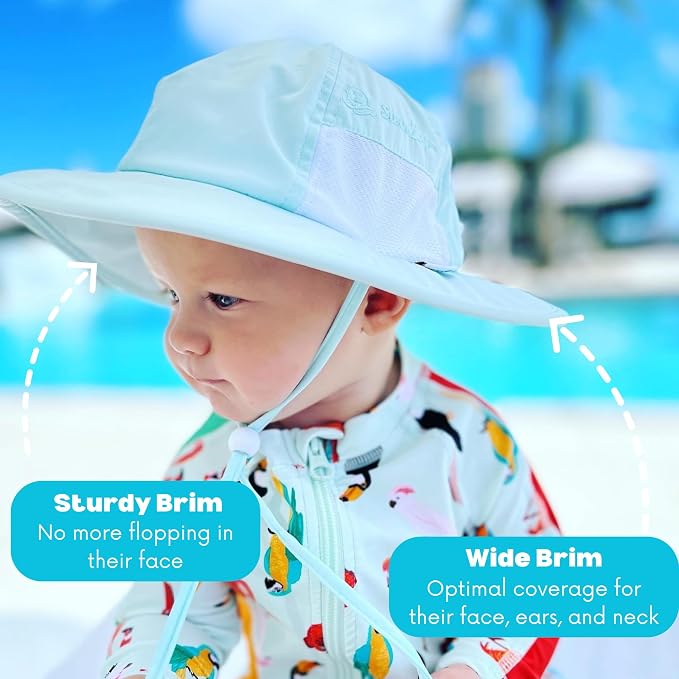 SwimZip Wide Brim Sun Hat | UPF 50+ Protection - Image 8