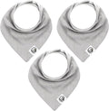 3 Pack Baby Bibs for Boys & Girls | Cotton, Absorbent Drooling & Teething Bib | by GigglyGoose%C2%AE