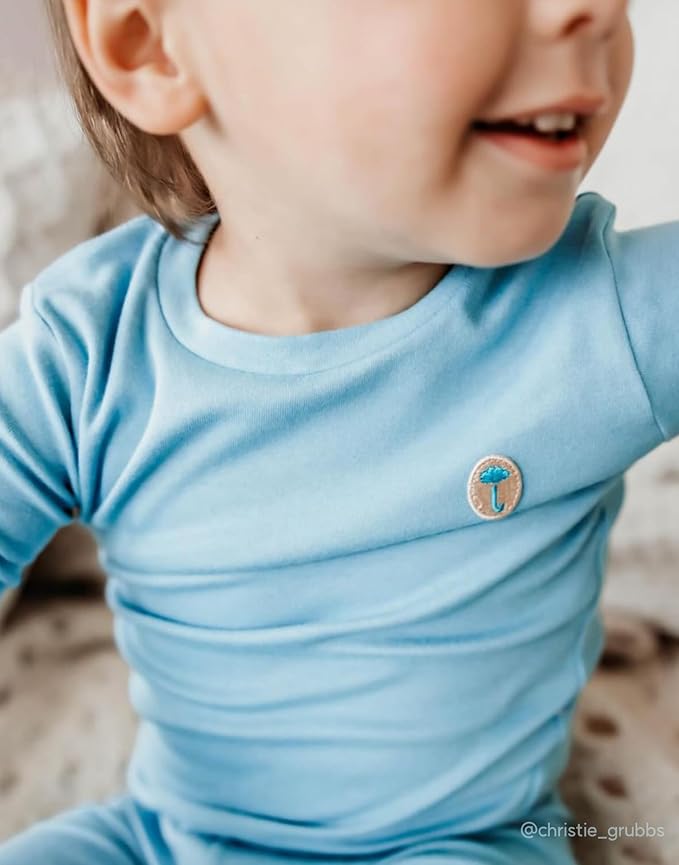 moimoln 6M-8Y Modal Cotton Solid Soft Breathable Baby Toddler Boys Girls Snug - Image 3