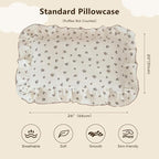 BuLuTu 100% Cotton Muslin Pillow Covers Fit - Image 2