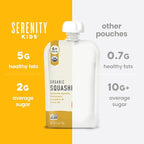 Serenity Kids 6+ Months Squash Veggie Baby Food Puree Pouches - Image 7