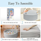 Foam Ball Pit, 35.4"x 11.8" Ball Pits - Image 3