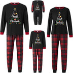 Awoscut Christmas Family Matching Pajamas Christmas Pjs Holiday Nightwear - Image 5