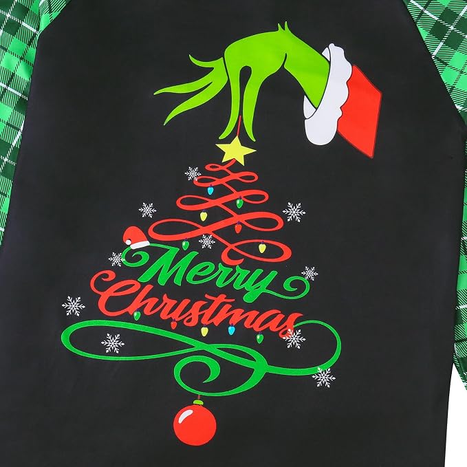 Weixinbuy Family Pajamas Set Christmas Pjs Matching Clothes Pajamas - Image 3