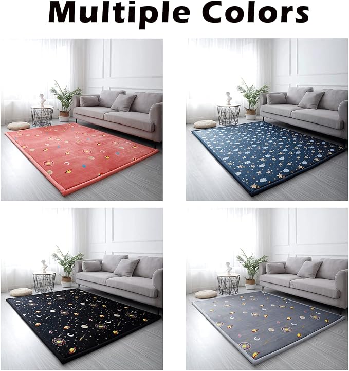 Loartee Coral Velvet Area Rug - Image 7